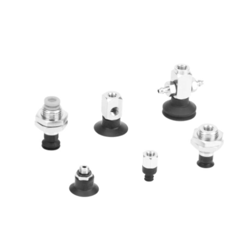 Cốc chân không ngắn dòng ZP có bộ chuyển đổi & giá đỡ đệm (Ø1.5~Ø16)