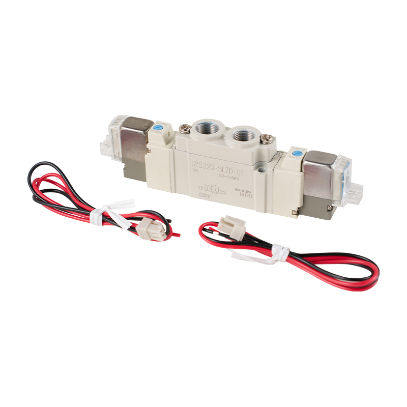 SY Series Van điện từ 5 chiều Loại đường ống trực tiếp/Loại đơn
